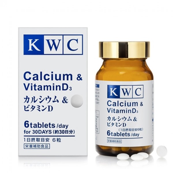 KWC Кальций и Витамин D3 (180 таблеток)